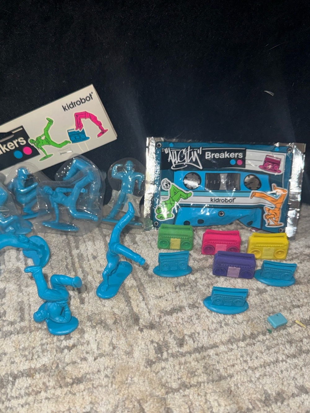 All City Breaker 80’s break dance figurines some open some New in package